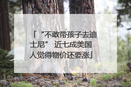 “不敢带孩子去迪士尼” 近七成美国人觉得物价还要涨