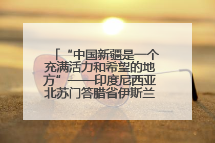 “中国新疆是一个充满活力和希望的地方”——印度尼西亚北苏门答腊省伊斯兰教代表团参访新疆