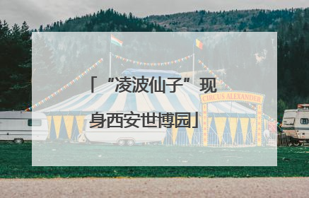 “凌波仙子”现身西安世博园