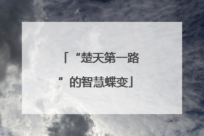“楚天第一路”的智慧蝶变