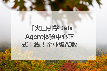 火山引擎Data Agent体验中心正式上线！企业级AI数据专家触手可及
