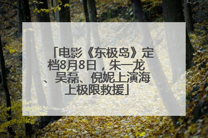 电影《东极岛》定档8月8日，朱一龙、吴磊、倪妮上演海上极限救援