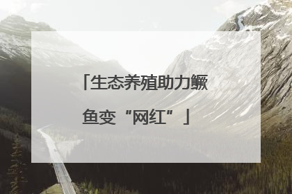 生态养殖助力鳜鱼变“网红”
