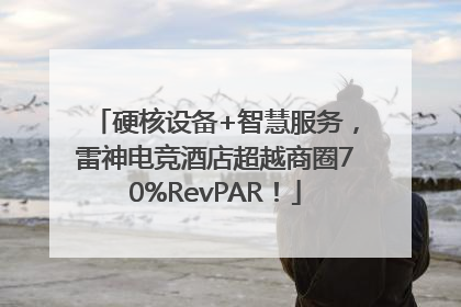 硬核设备+智慧服务，雷神电竞酒店超越商圈70%RevPAR！