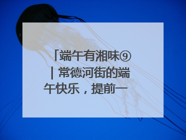 端午有湘味⑨｜常德河街的端午快乐，提前一天就开始了