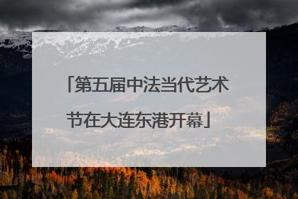 第五届中法当代艺术节在大连东港开幕