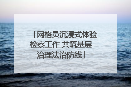 网格员沉浸式体验检察工作 共筑基层治理法治防线