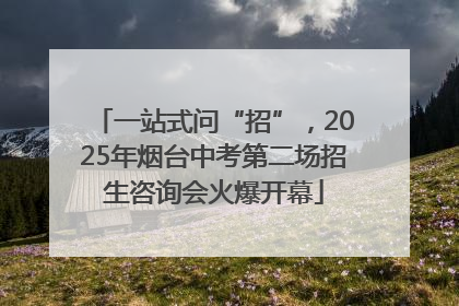 一站式问“招”，2025年烟台中考第二场招生咨询会火爆开幕