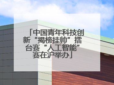 中国青年科技创新“揭榜挂帅”擂台赛“人工智能”赛在沪举办