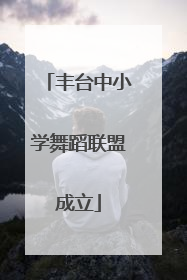 丰台中小学舞蹈联盟成立