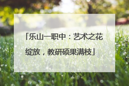 乐山一职中：艺术之花绽放，教研硕果满枝