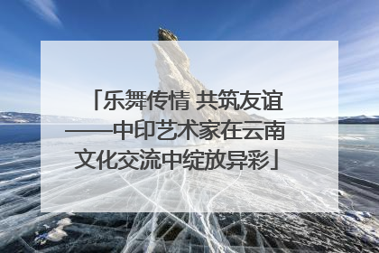 乐舞传情 共筑友谊——中印艺术家在云南文化交流中绽放异彩