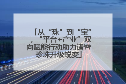 从“珠”到“宝”，“平台+产业”双向赋能行动助力诸暨珍珠升级蜕变