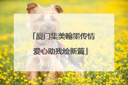 厦门集美翰墨传情 爱心助残绘新篇