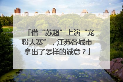 借“苏超”上演“宠粉大赛”，江苏各城市拿出了怎样的诚意？