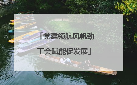 党建领航风帆劲 工会赋能促发展