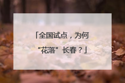 全国试点，为何“花落”长春？