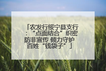 农发行绥宁县支行：“点面结合”织密防非宣传 倾力守护百姓“钱袋子”