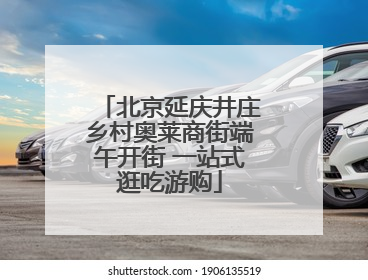 北京延庆井庄乡村奥莱商街端午开街 一站式逛吃游购