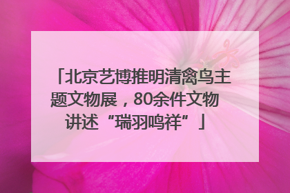 北京艺博推明清禽鸟主题文物展，80余件文物讲述“瑞羽鸣祥”