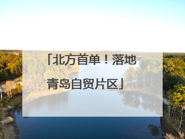 北方首单！落地青岛自贸片区