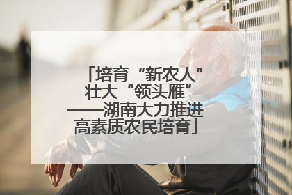 培育“新农人” 壮大“领头雁”——湖南大力推进高素质农民培育