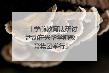 学前教育法研讨活动在兴华学前教育集团举行