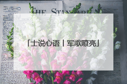 士说心语丨军歌嘹亮