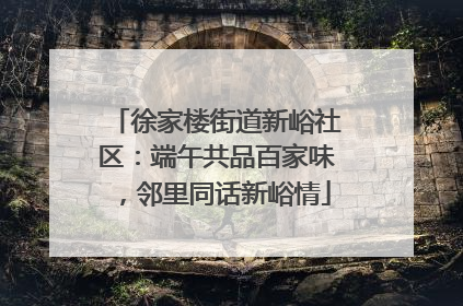 徐家楼街道新峪社区：端午共品百家味，邻里同话新峪情