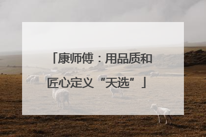 康师傅：用品质和匠心定义“天选”