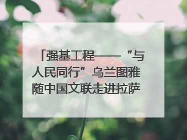 强基工程——“与人民同行”乌兰图雅随中国文联走进拉萨 庆祝西藏自治区成立60周年