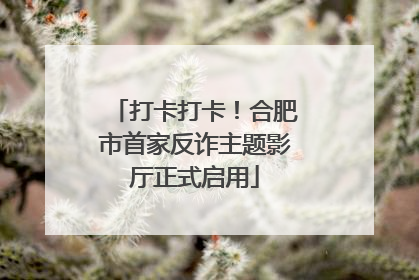 打卡打卡！合肥市首家反诈主题影厅正式启用