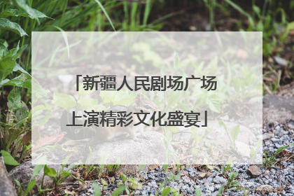 新疆人民剧场广场上演精彩文化盛宴