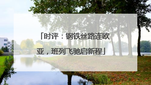 时评：钢铁丝路连欧亚，班列飞驰启新程