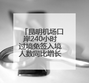 昆明机场口岸240小时过境免签入境人数同比增长977%