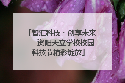 智汇科技・创享未来——资阳天立学校校园科技节精彩绽放