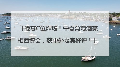 晚宴C位炸场！宁夏葡萄酒亮相西博会，获中外嘉宾好评！