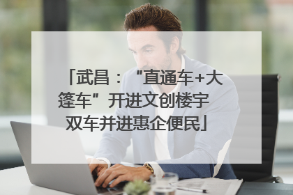武昌：“直通车+大篷车”开进文创楼宇 双车并进惠企便民