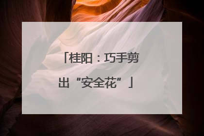 桂阳：巧手剪出“安全花”