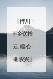桦川：下乡送检定 暖心助农兴