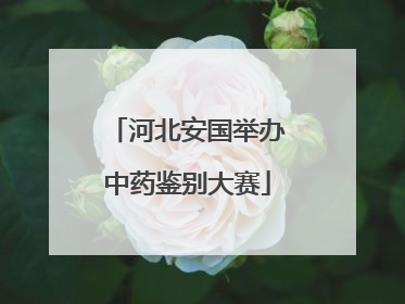 河北安国举办中药鉴别大赛