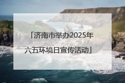 济南市举办2025年六五环境日宣传活动