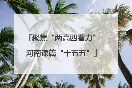 聚焦“两高四着力” 河南谋篇“十五五”