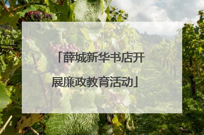 薛城新华书店开展廉政教育活动