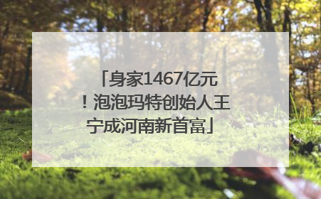 身家1467亿元！泡泡玛特创始人王宁成河南新首富