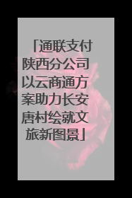 通联支付陕西分公司以云商通方案助力长安唐村绘就文旅新图景
