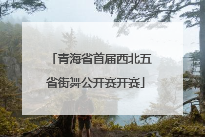 青海省首届西北五省街舞公开赛开赛