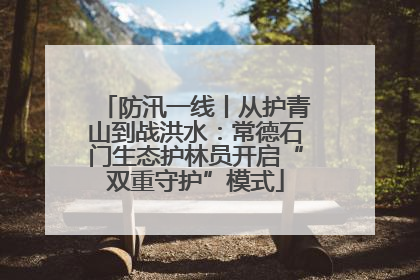 防汛一线丨从护青山到战洪水：常德石门生态护林员开启“双重守护”模式