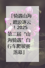 骑遇山海，踏浪逐云！2025第二届“山海骑遇”自行车爬坡赛落幕