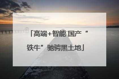 高端+智能 国产“铁牛”驰骋黑土地